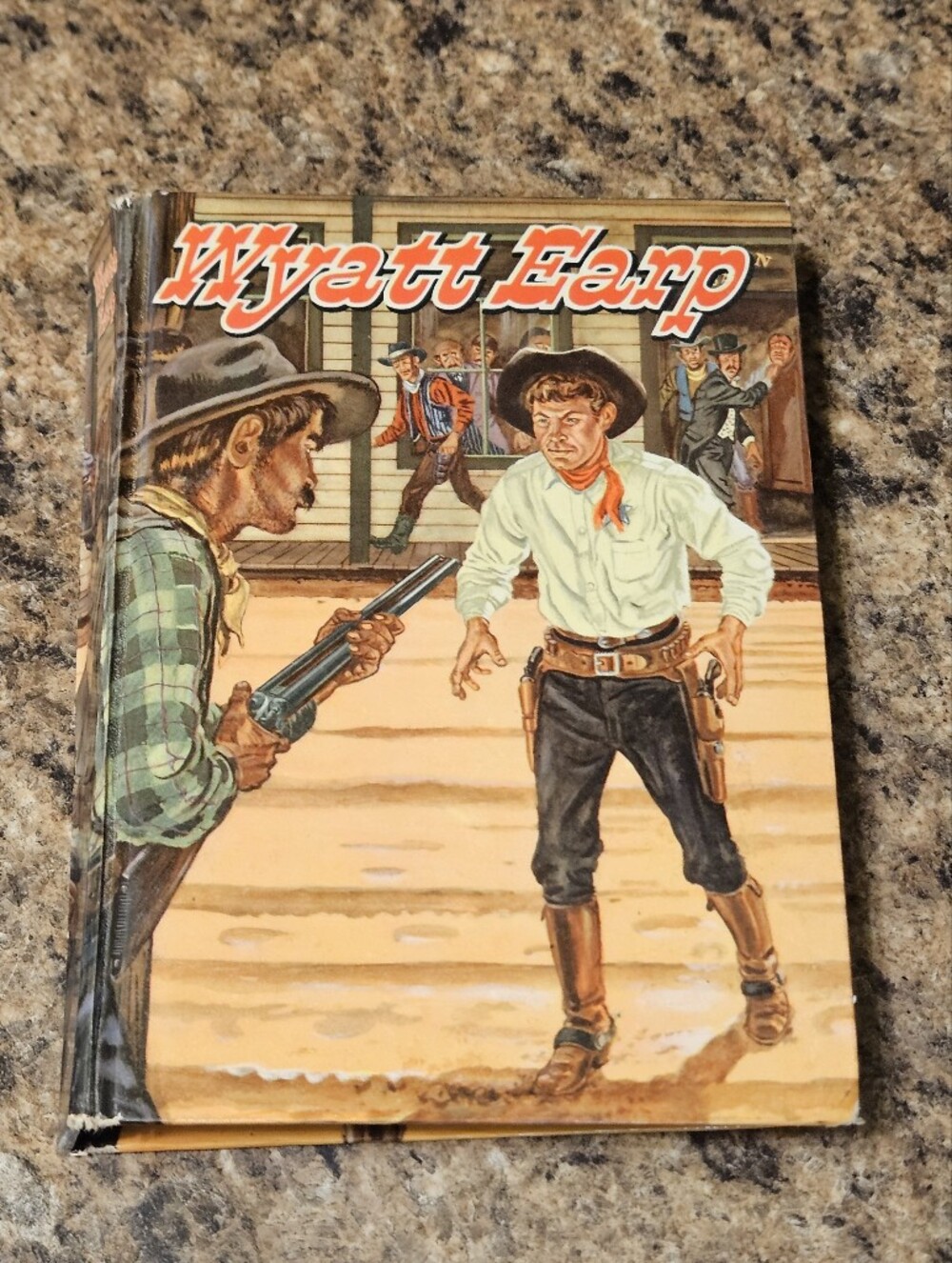 This is a vintage 1956 hardcover edition of "Wyatt Earp"